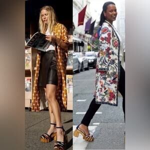 TORY BURCH Blue Alma Platform Sandal